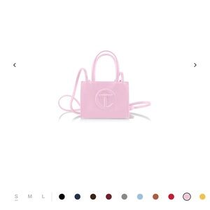 Telfar pink small handbag